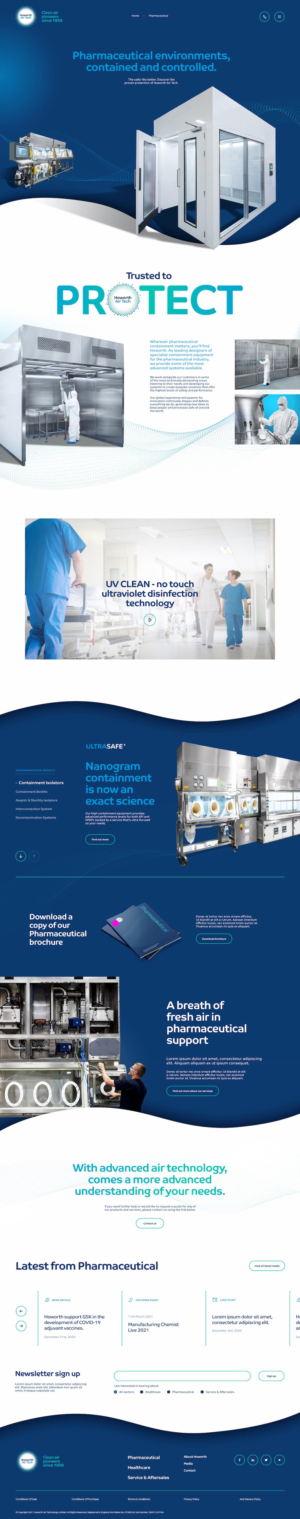 New Howorth Landing Page