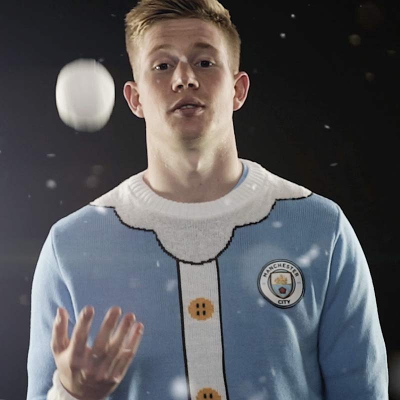 Blue Christmas 'Kevin De BRUYNE' #mcfc #manchester